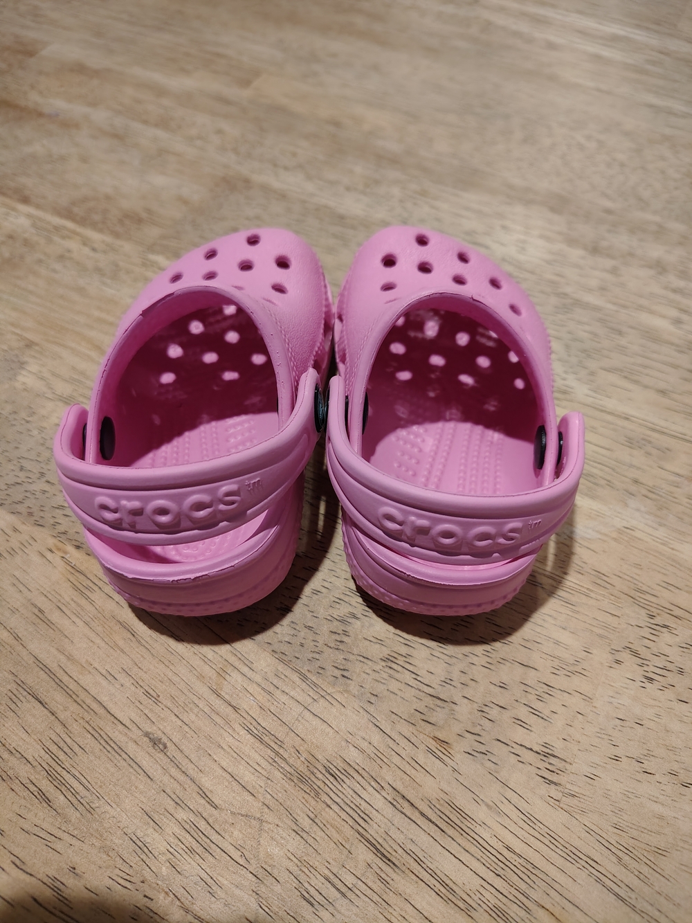 Pink Infant Crocs - Picture 2 of 3